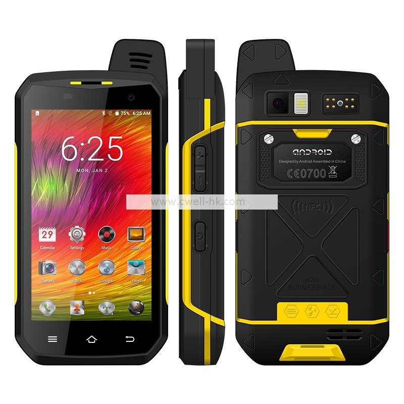 W888 Zello IP68 Waterproof Smartphone NFC Real PTT POC Radio